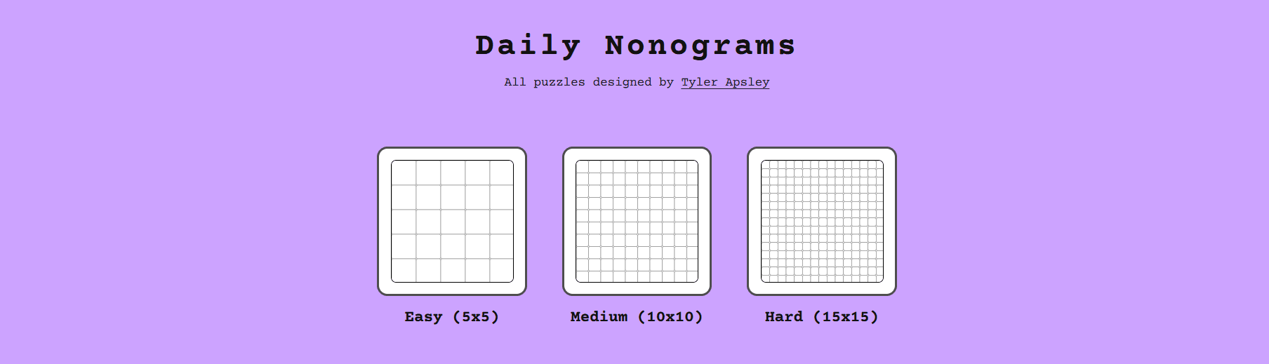 Daily Nonogram page preview